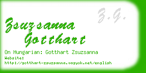 zsuzsanna gotthart business card